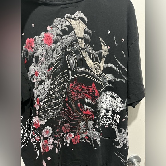 SAKURA WARRIOR "SIDE BY SIDE" OVERSIZED TEE IN BLACK darcsport - Picture 5 of 6